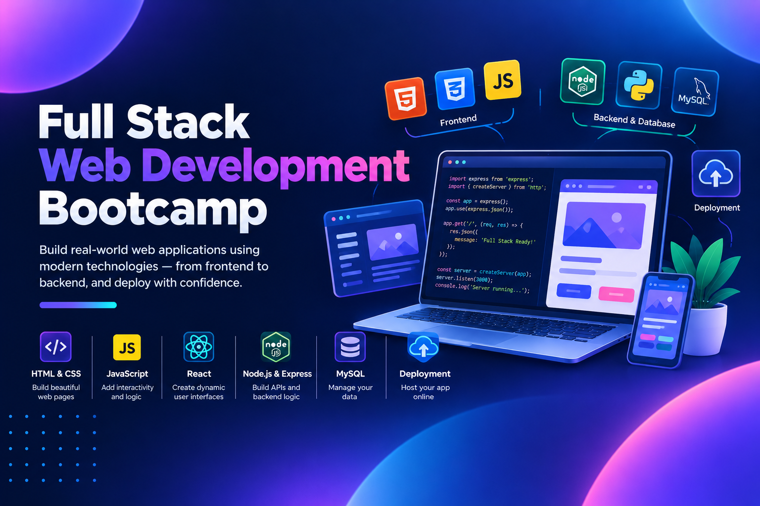 Full Stack Web Development Bootcamp